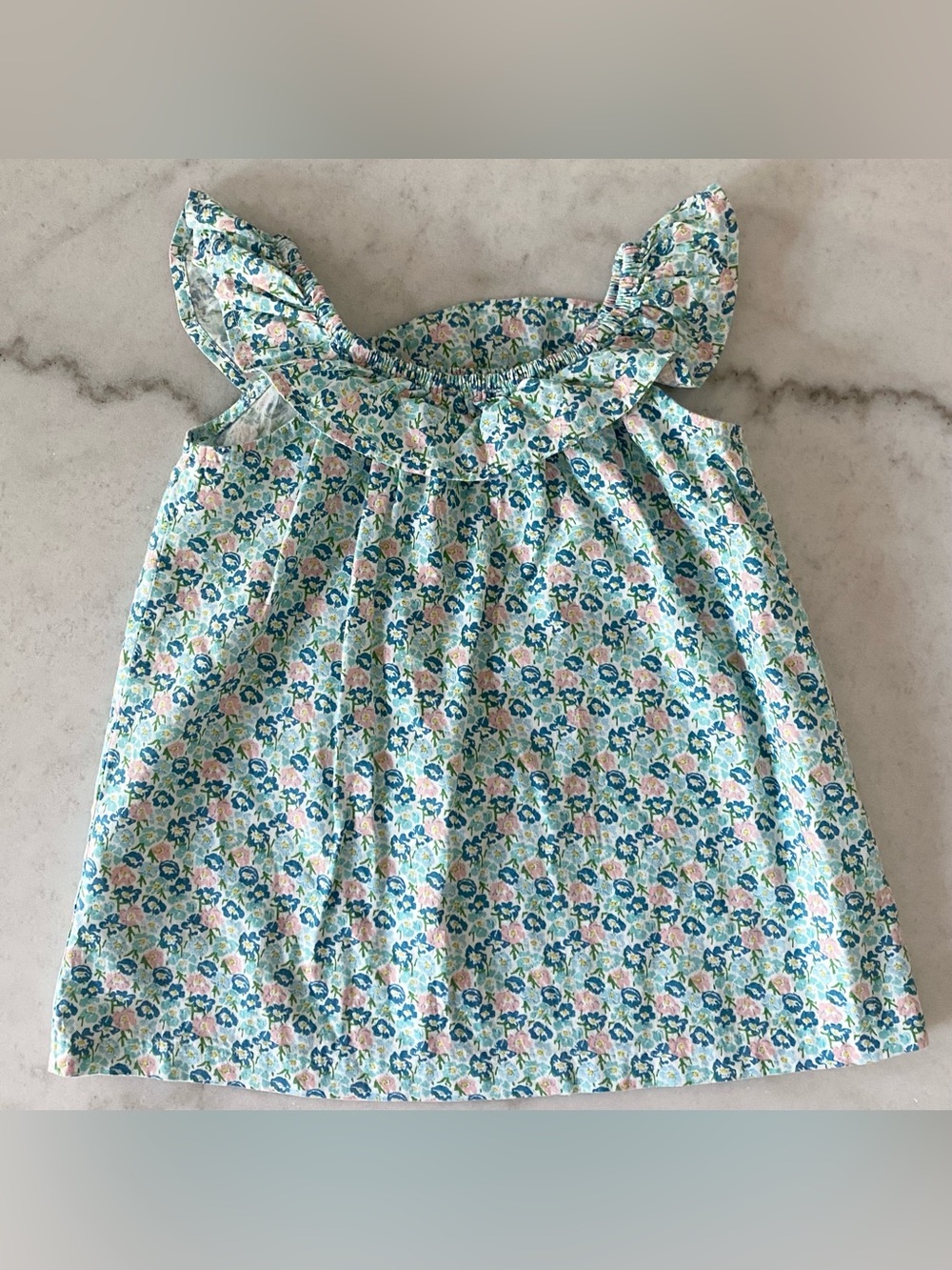Bisby Floral Girls Top 100% Cotton Size 4